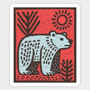 Grizzly Bear Magnet